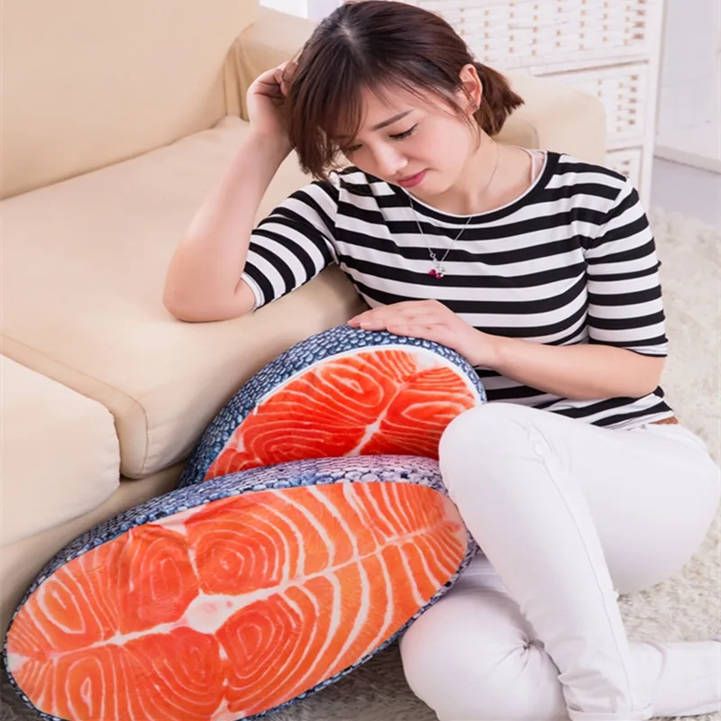 Моющиеся забавные моделирование вкусные лососевых рыб суши реальной жизни