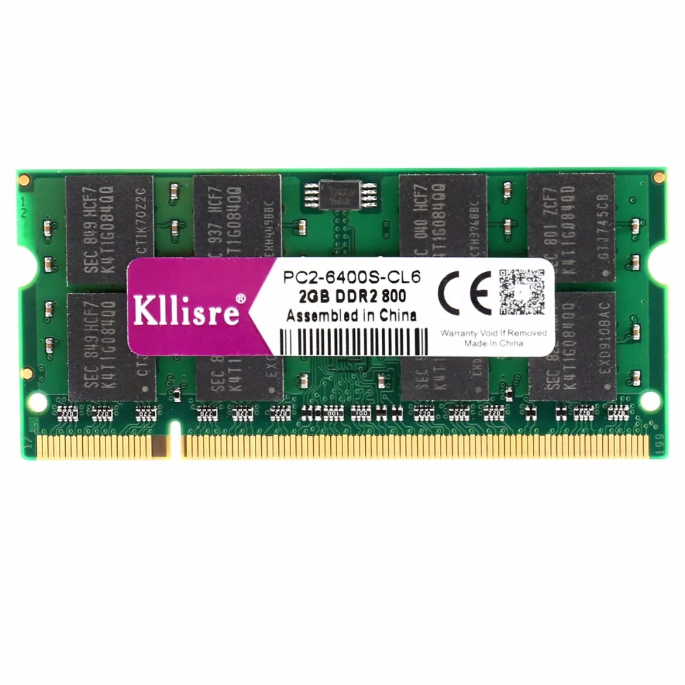 Kllisre 4 Гб (2x2 Гб) DDR2 800 МГц 667 память ноутбука 200 контактный SODIMM ноутбук RAM|ram notebook|notebook