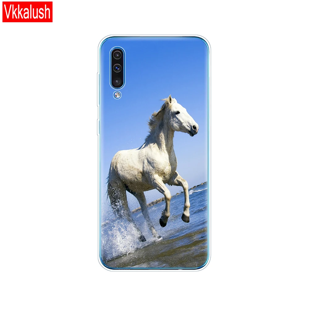 80132 Чехол для samsung Galaxy A50 Чехол Мягкий силиконовый чехол для телефона samsung A50 A505 A505F SM-A505F 6," прозрачный чехол - Цвет: 80132