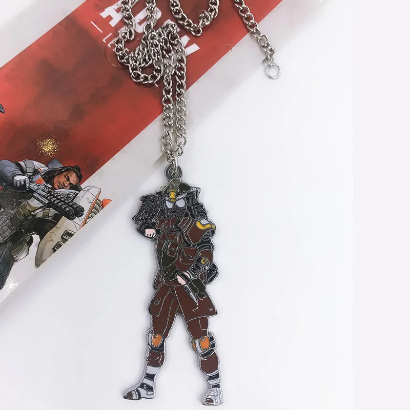 C Аниме игры битва APEX ожерелье из серии «легенды» цепочка для ключей модные, из сплава металлов кулон периферии игрушки Аксессуары Новогодний подарок - Цвет: C