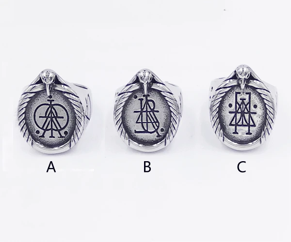 Оптовая продажа кольцо с созвездиями и орлом ювелирные изделия из нержавеющей