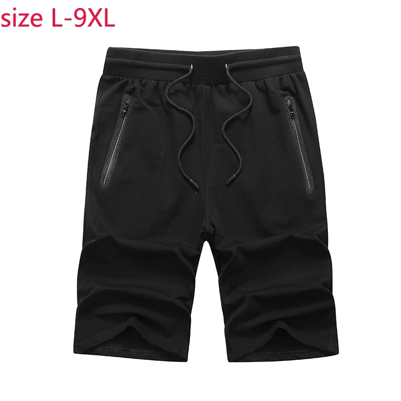 

2019 new arrival fashion 95%Pure Cotton Shorts Men Casual Elastic Waist Loose super large plus size LXL2XL3XL4XL5XL6XL7XL8XL9XL