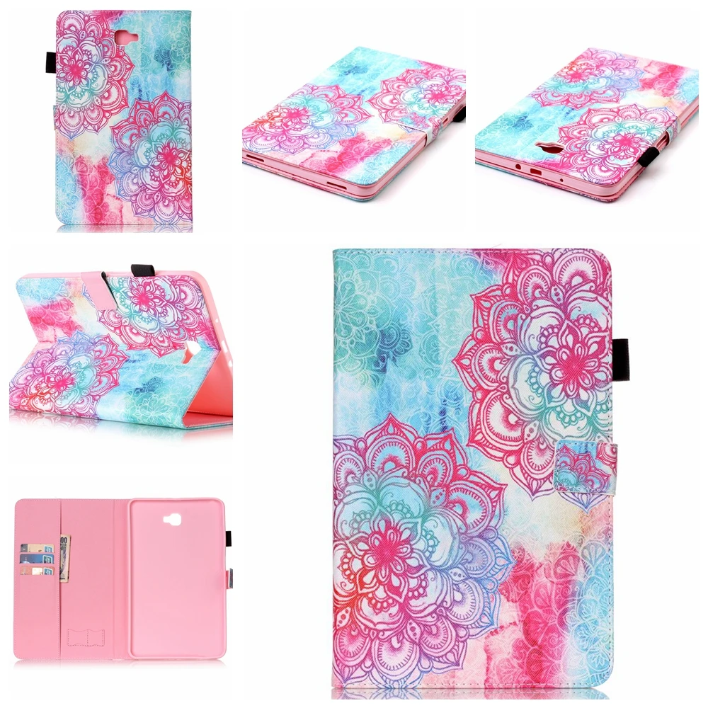 2017 Гибридный флип чехол из искусственной кожи с подставкой умный для Samsung Galaxy Tab A