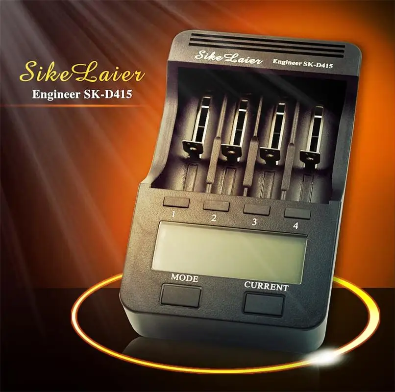Новинка 2017 SiKeLaiEr SK-D415 3 7 B 18650 26650 18350 16340 18500 25500 10440 17500 nik 1 2 V AA AAA 5V Выход ЖК