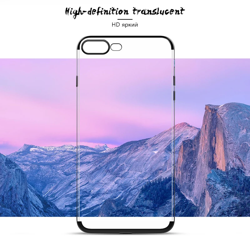 Fashion Plating Soft Clear TPU Case For iPhone XS Max XR X 7 8 6S 6 Plus Silicone Flexible Slim Cover 6s Capa |