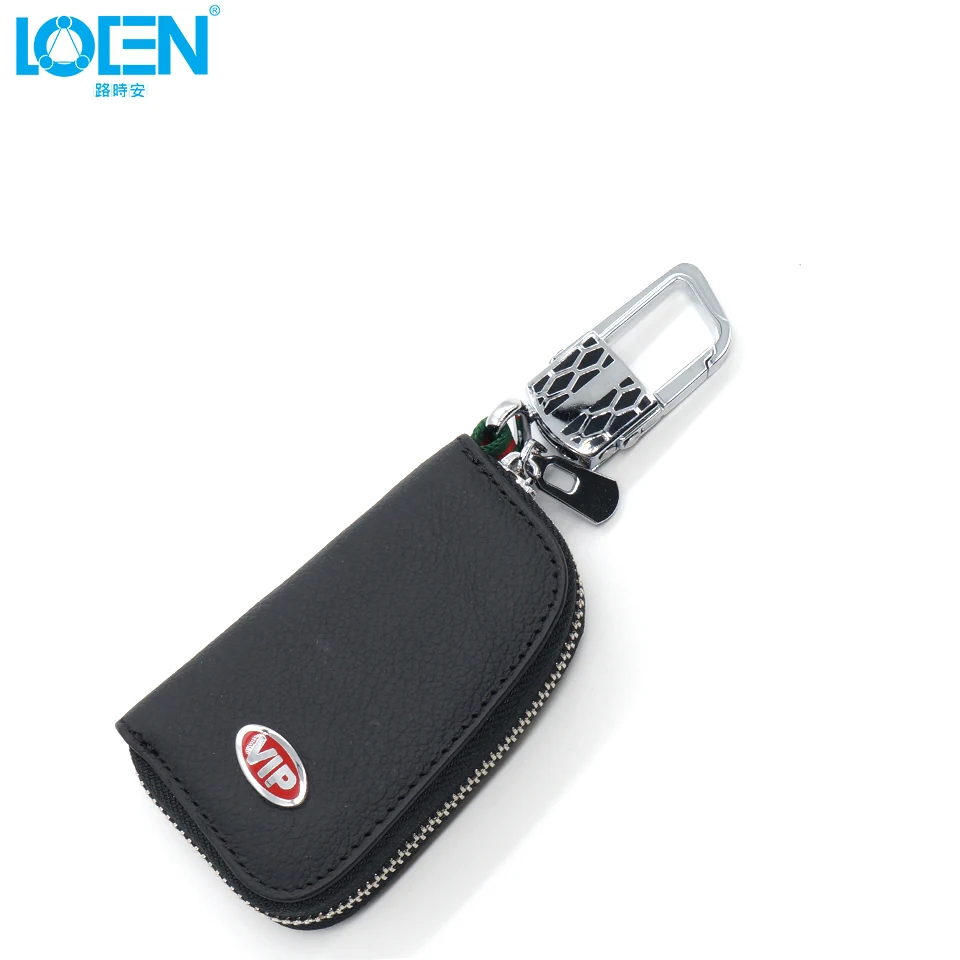 LOEN 1 шт. ключи чехол сумка держатель кошелек для монет из натуральной кожи логотип
