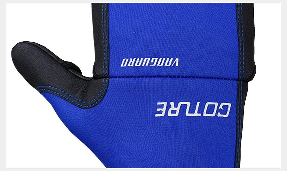 Goture неопреновые рыболовные перчатки M, L, XL, синие или черные зимние теплые противоскользящие водонепроницаемые перчатки