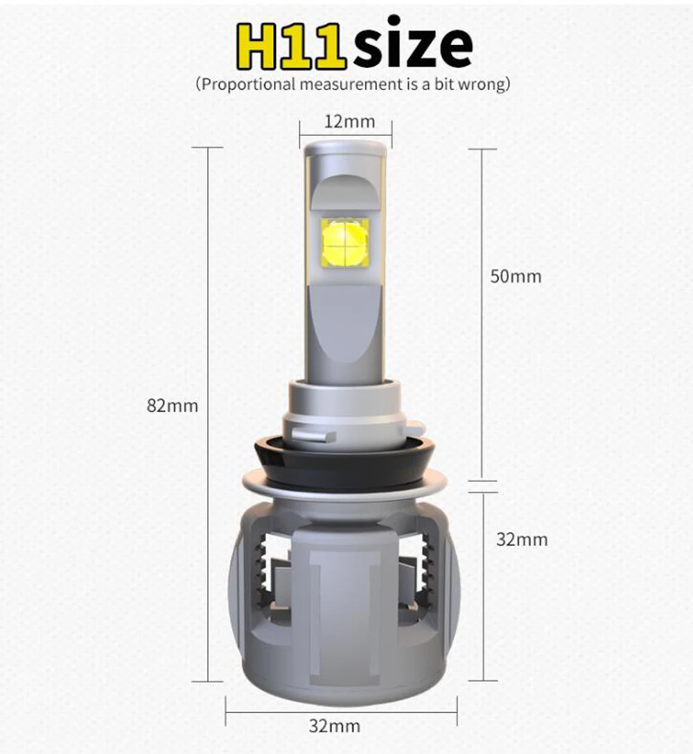 2 шт. H8 H9 H11 120W 12000LM ETI-70 объектив чипы E70 светодиодный фары передние фары лампы H1 H7 H4 9005/6 HB3/4 9012 D1S/D2S/D3S/D4S 6K