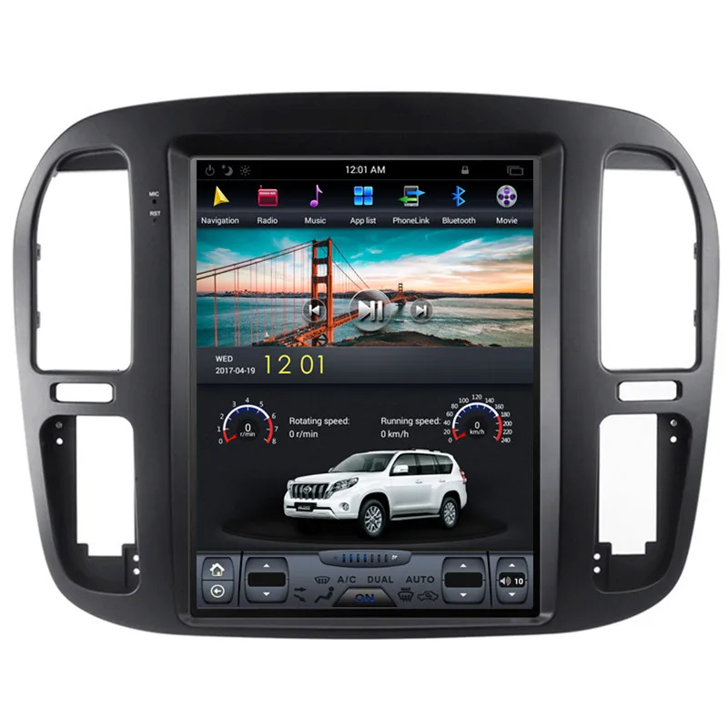 Головное устройство для Toyota Land Cruiser 100 Lexus LX470 12 1 дюйма Android|Автомагнитолы| |