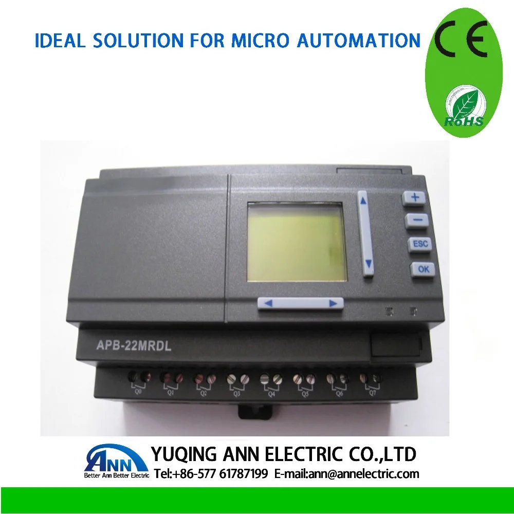 Программируемый логический контроллер PLC APB 22MRAL с ЖК экраном|controller control|controller
