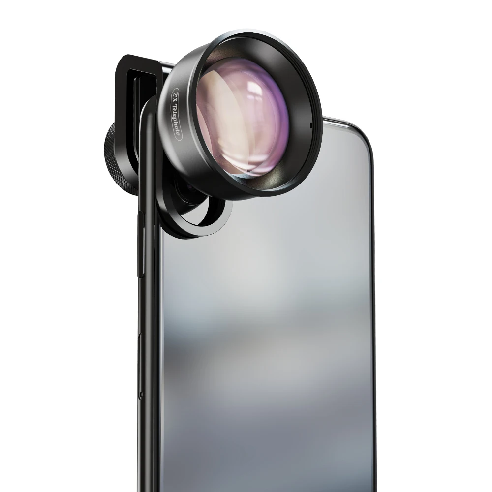 

Moveski HD5-T-2 X T Cell Phone Telephoto Lens 2X Zoom Optical 4K HD No Distortion Resolution Universal Cell Phone Camera