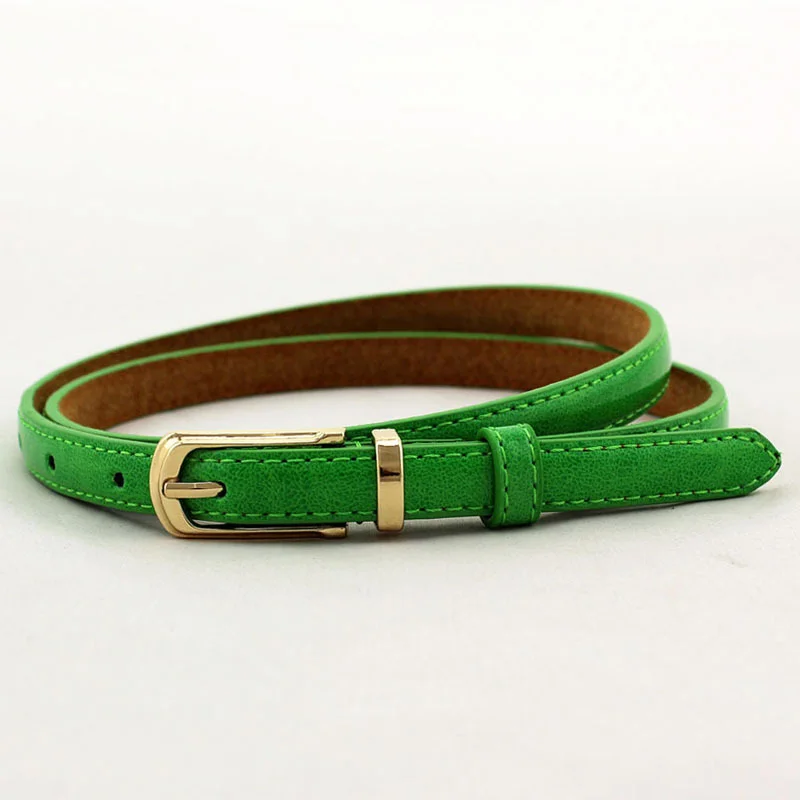 Ремень LITTOX тонкий женский модный дизайнерский пояс из искусственной кожи