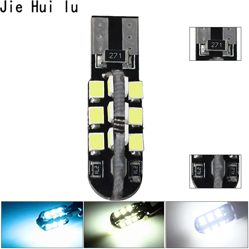 1 шт. T4W BA9S T10 светодиодный светильник 24 SMD 2835 для Чтения номерного знака автомобиля