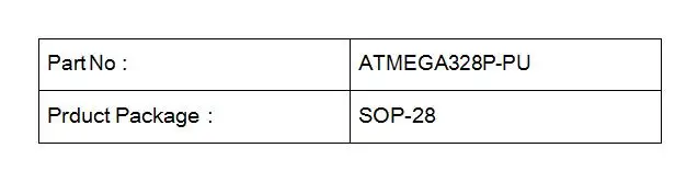 10 шт./партия для ATMEL ATMEGA328P-PU микроконтроллер чип для Arduino платы ATMEGA 328 MCU 28PDIP