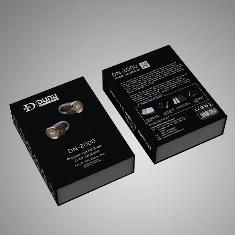Наушники DUNU DN2000 Hi Fi тройные драйверы IEM Премиум гибридные 3 сторонние наушники