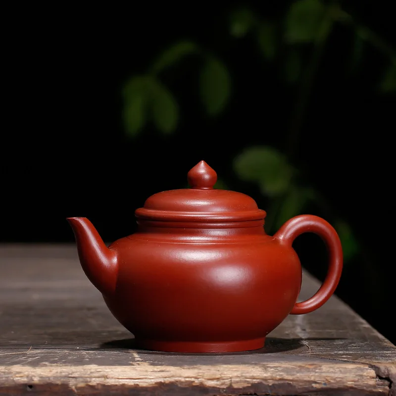 

Yixing Purply Clay Teapot Chinese Kongfu Tea Pots Zhu Clay Mud Laughing Cherry Teapot Pot 220ml Teaware