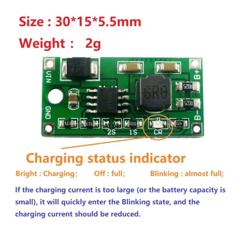 DC 5 V 23V 4 2 V/8 V/12 6 lithim ионный Батарея Зарядное устройство Multi Cell синхронный бак для 3 7