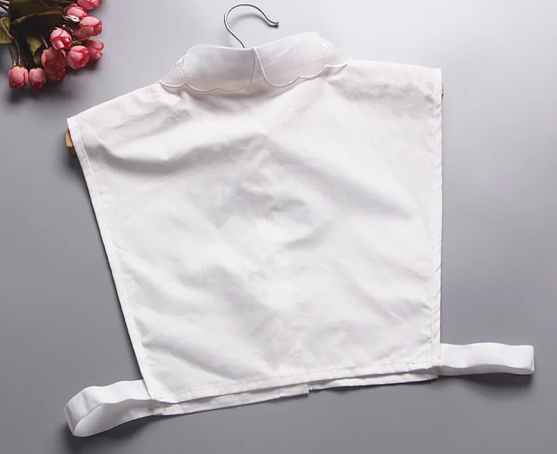 Эксклюзивный оригинальный лимитированный красивый белый воротник стойка дикий