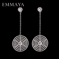 emmaya drop earrings women fashion crystal cz rhinestone pendant pendientes mothers day gift