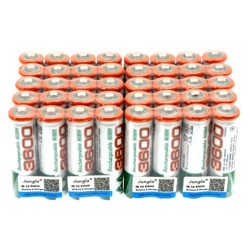 Новые 4~ 20 шт/lote 1,2 V AA 3600mAh NI MH предварительно заряженные аккумуляторы NI-MH перезаряжаемые AA3600 игрушки камера микрофон