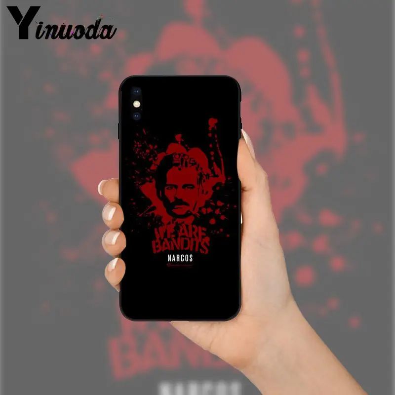 Yinuoda Wagner Moura Narcos pablo escobar черный ТПУ Мягкий силиконовый чехол для телефона чехол для iPhone 8 7 6 6S Plus X XS MAX 5 5S SE XR