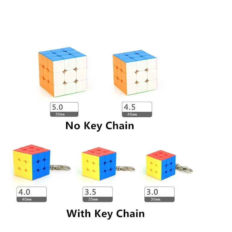 Mofangjiaoshi 3x3x3 мини Кубик маленькая скоростная головоломка 3 см 30 35 40 45 50 56 мм кубики
