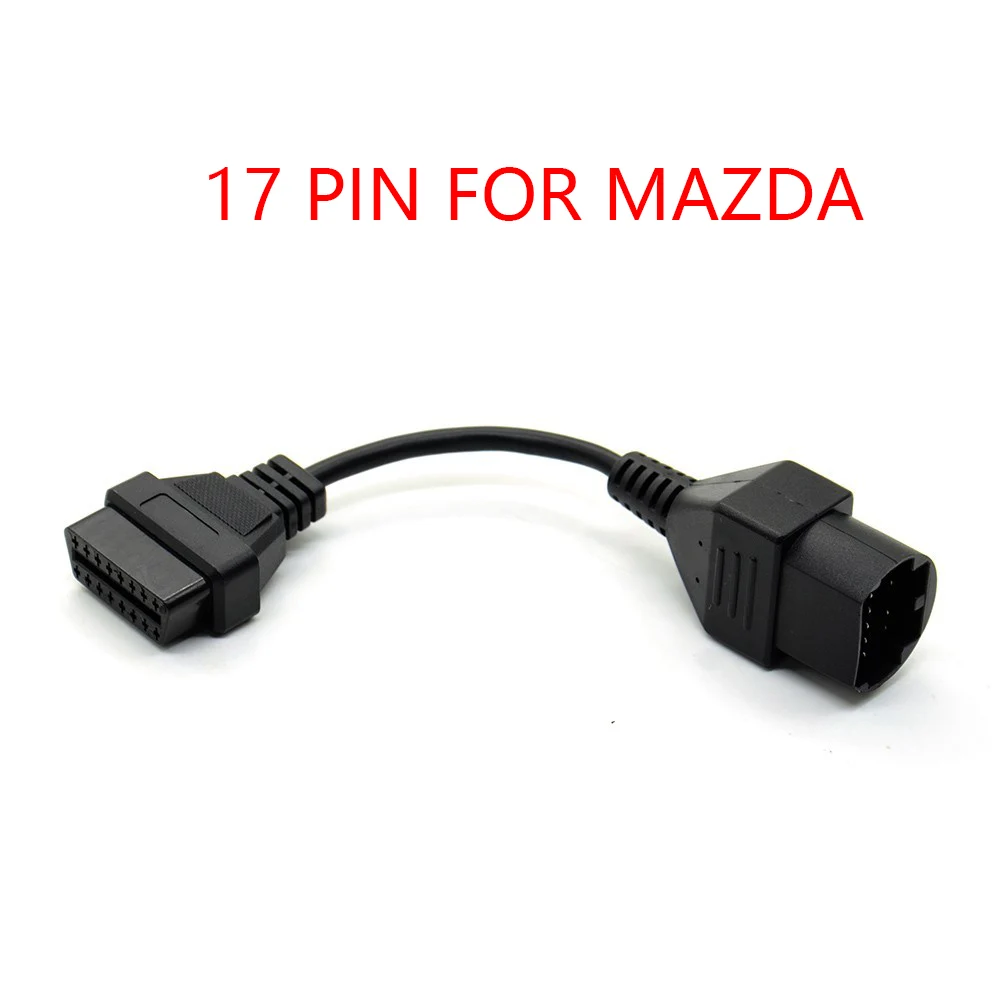 Автомобильный разъем OBDII для Mazda 12 Pin benz 38 pin bmw 20 opel соединительный кабель