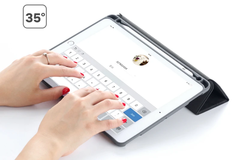 Магнитный умный чехол для iPad Mini 4 с держателем карандашей мягкий силиконовый ipad