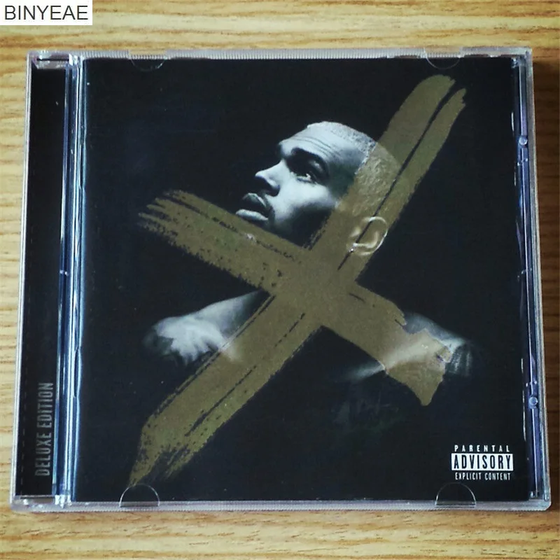 BINYEAE Ново CD село: Крис BROWN X disco альбом Deluxe [frete grtis]|Сумки для CD/DVD-плеера| |
