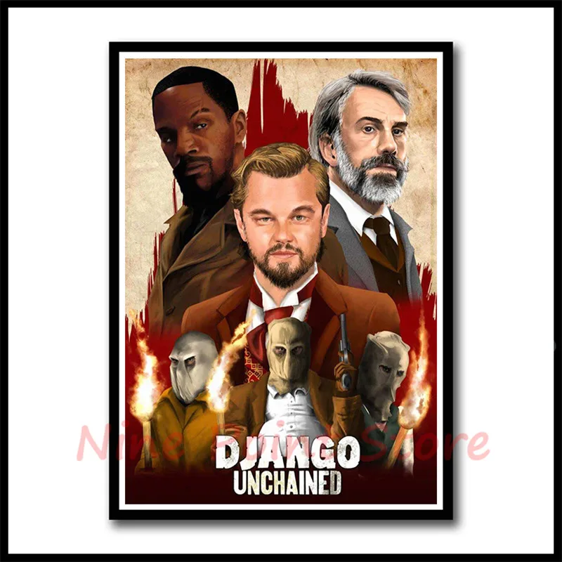 Django освобожденные Квентин Тарантино Классическая серия фильмов бумажные