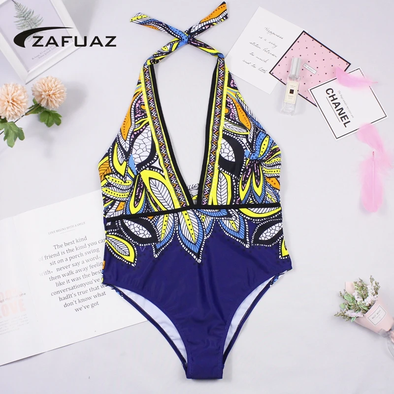 2020 сексуальный цельный купальник женский Монокини пуш ап бандажный боди