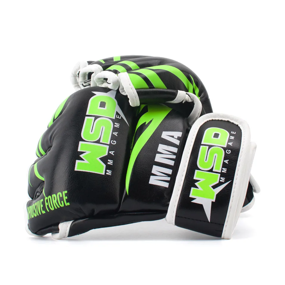 MMA Боксёрские перчатки 6 цветов высокое качество PU Mateial мма муай тай тренировочные