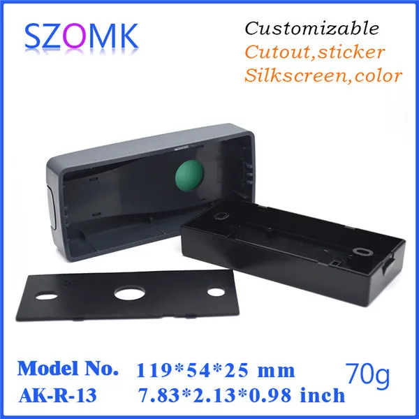 new plastic enclosure RFID sensor box shell case (1 pcs) 119*54*25mm szomk project electronics control | Обустройство дома