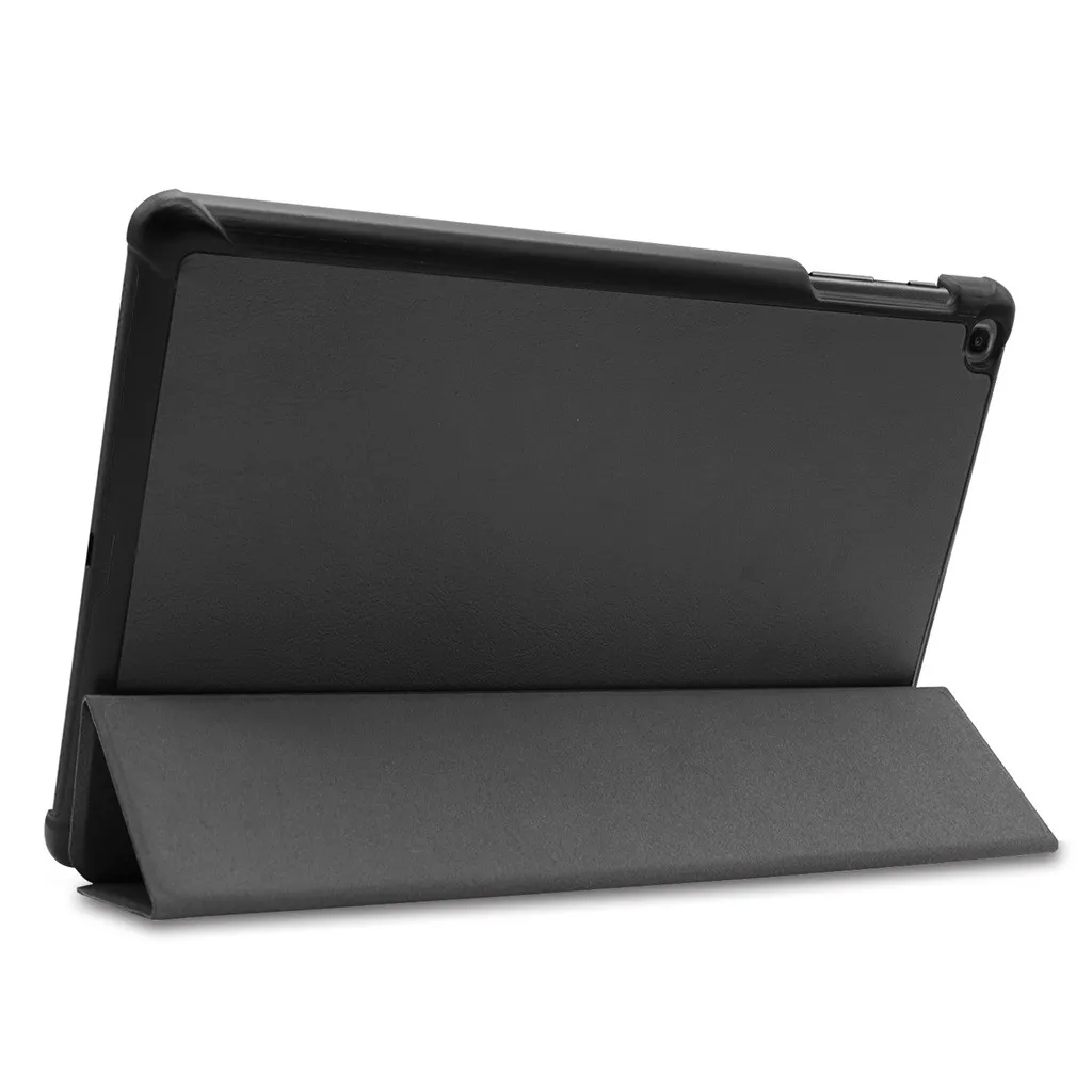 Чехол для планшета Samsung Galaxy Tab A SM T515 2019 трехслойный кожаный смарт чехол с