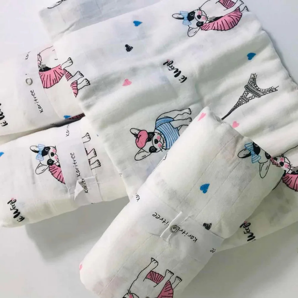 Q8 детское одеяло Детские муслиновые пеленки пеленальные одеяла качественное