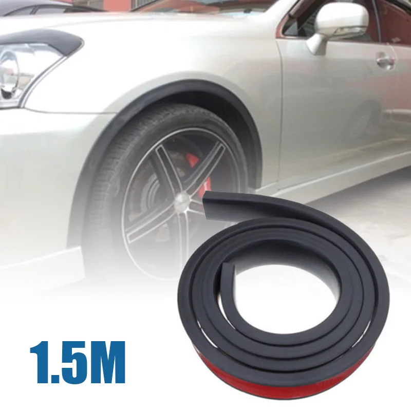 150*3,8 см универсальный автомобиль колесная арка отделка арок защитная лента резиновая новые и высокое качество автомобиля противоскользящая полоса