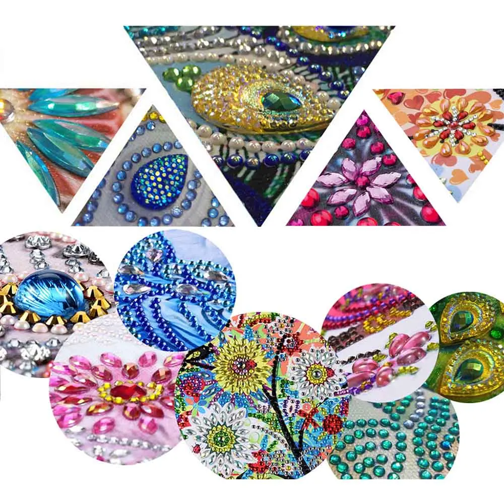 5D Бриллиантовая мозаичная фигурка животного слона лев кошка фотографии Стразы