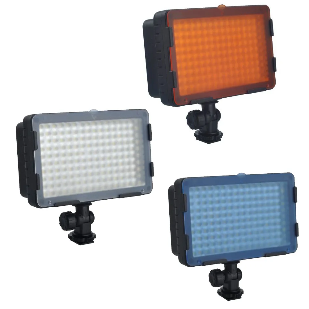 Регулируемая LED вспышка для камеры Canon Nikon Pentax Panasonic Sony Samsung Olympus|light for canon|video lightcamera