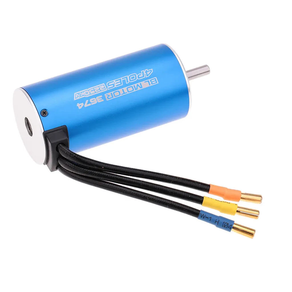 Новинка 2019 HIINST Водонепроницаемый Новый 3674 2250KV бесщеточный мотор + 120A ESC для 1/8 RC