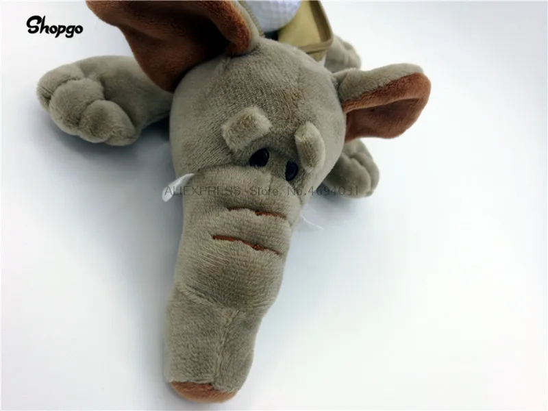 [Размер 6-7 шт.] Маленький слон сумка для мяча гольфа сумки на молнии с животными