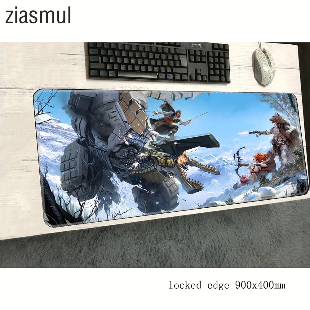 Коврик для мыши horizon zero dawn 900x400x2 мм коврик компьютерной с HD рисунком игровой