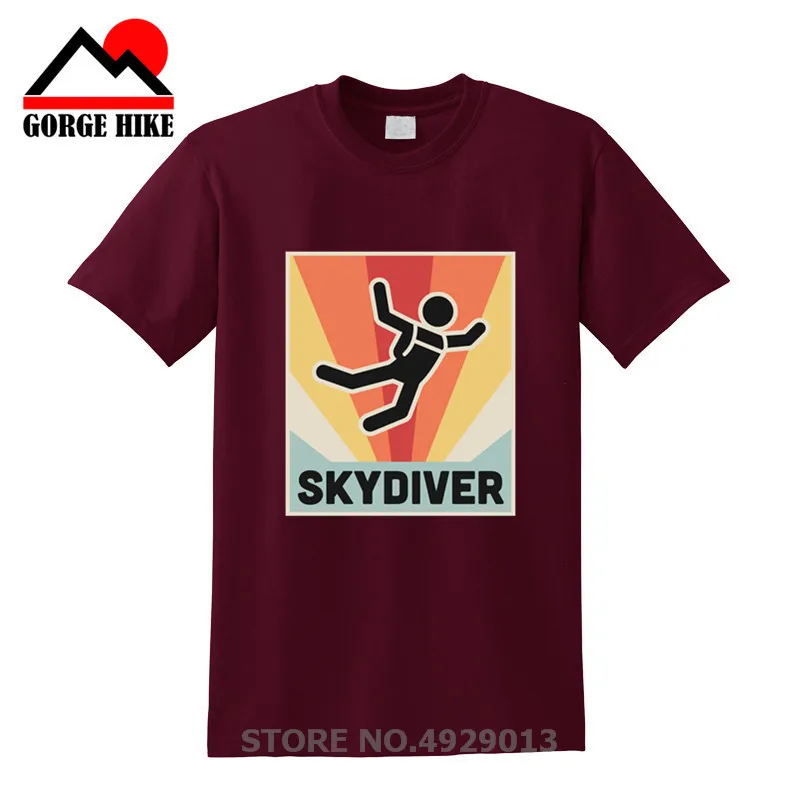 Забавная футболка с максимальными упражнениями для прыжков парапланерным