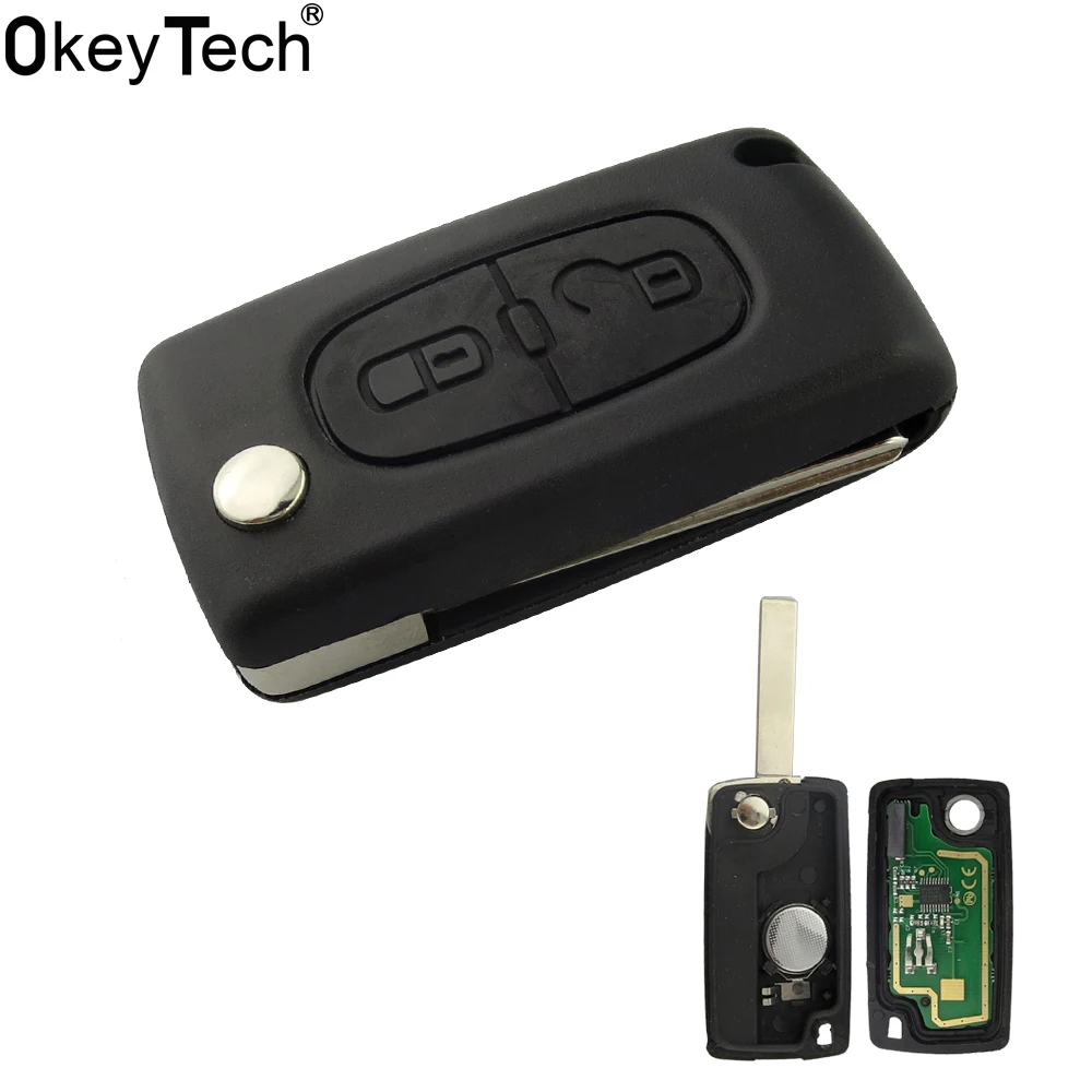 OkeyTech новая одежда для маленькой девочки 2 кнопки дистанционного флипа ключа