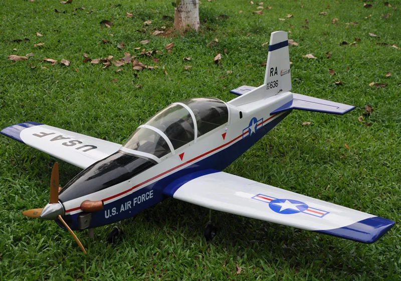 Спортивный масштабный самолет T 6A Texan II RC Airplane Gas 8 CH 30cc 78 7 &quotBalsa Wood Model|rc airplane gas|airplane