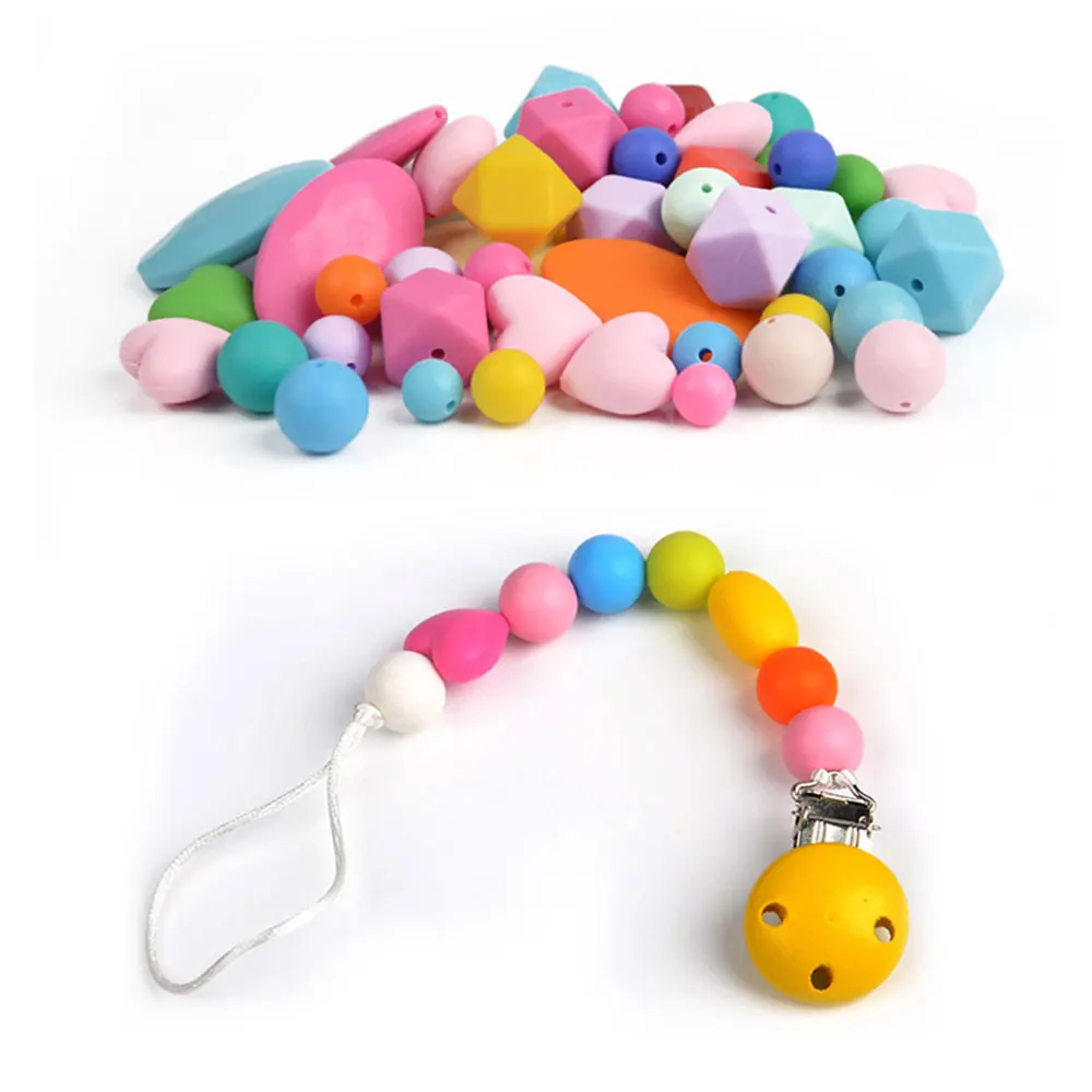 Силиконовые шарики для прорезывания зубов без БФА 100 шт. пищевые жевательные