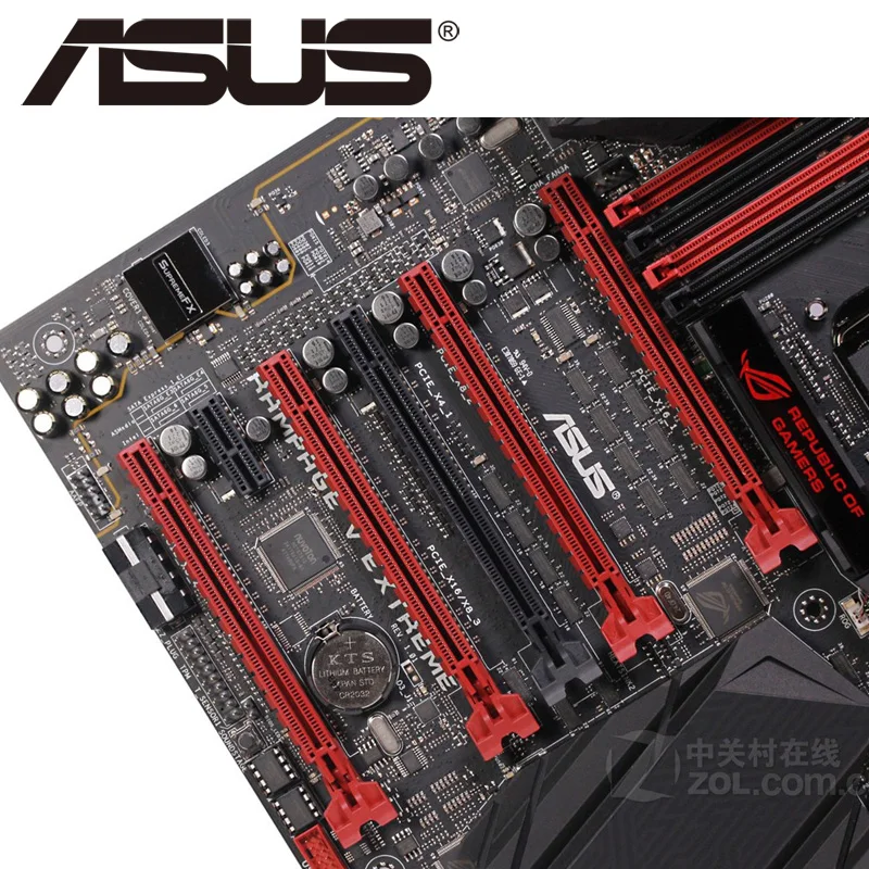 Материнская плата Asus RAMPAGE V EXTREME для настольных ПК X99 Socket LGA 2011-V3 i7 X DDR4 128G ATX UEFI биос оригинальная б/у материнская плата в продаже
