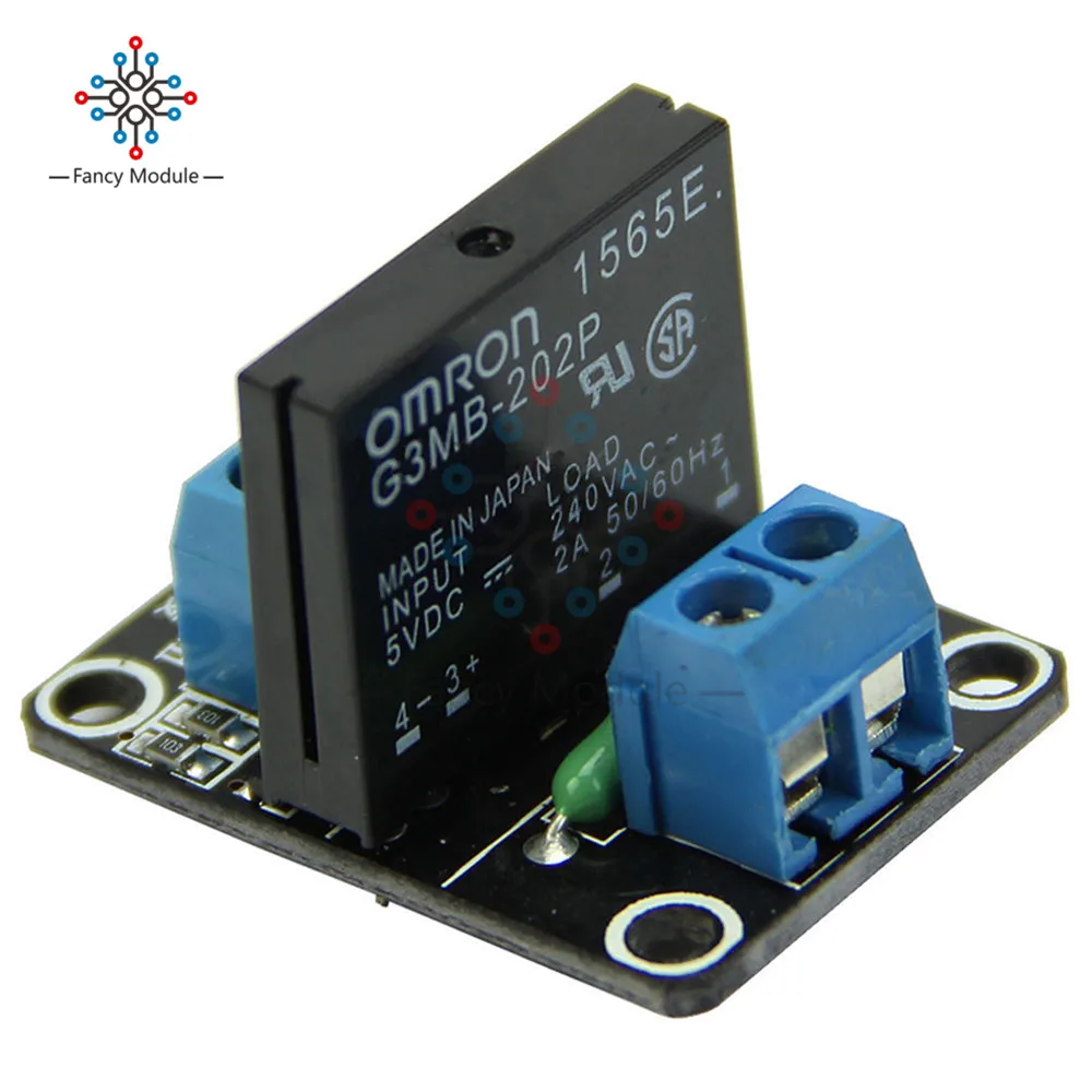 Постоянный ток, 5В, 1/2/4 канала твердотельные реле модуль для Arduino высокого уровня предохранитель для Arduino SSR G3MB-202P