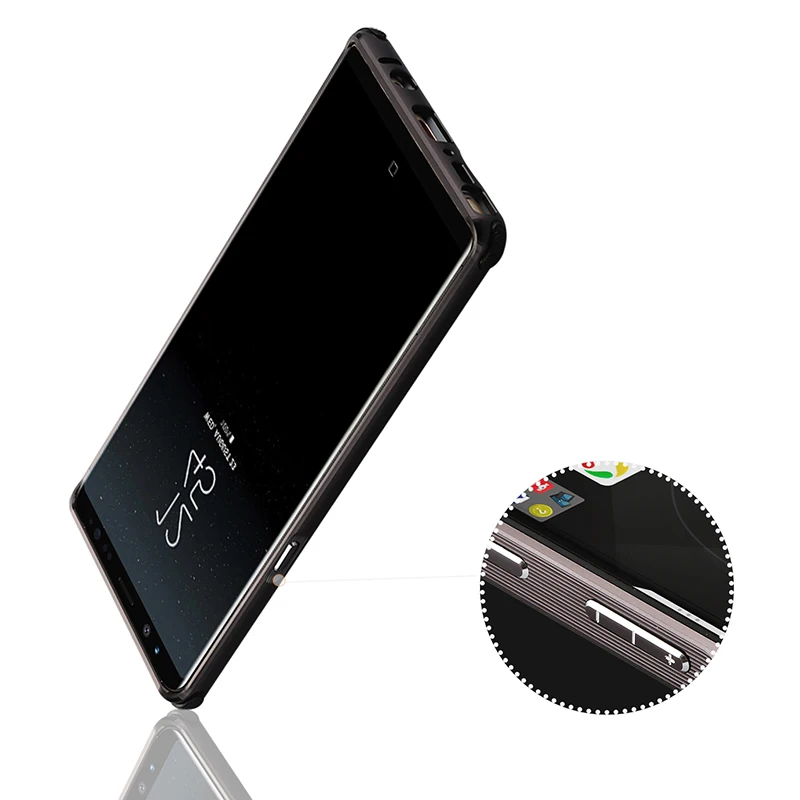 Pretty Girl's Happy Life For Asus Zenfone 4 Case Aluminum Metal Frame+Wire Drawing Effect Acrylic Cover |