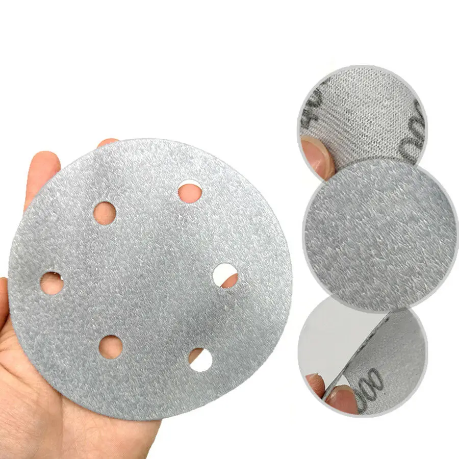 6 Inch FV Superfine Film Sanding Disc Soft Waterproof Sandpaper 600 to 5000 Grits For Wet/Dry Automotive Paint | Инструменты