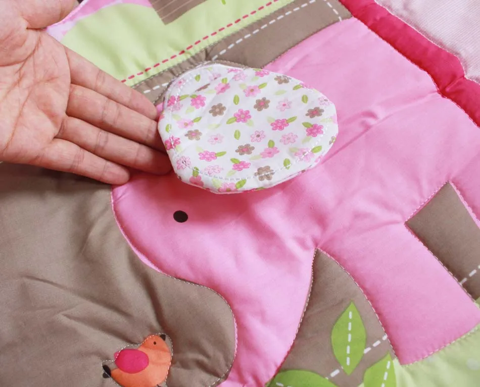 Комплект постельного белья с вышивкой для детской кроватки детские Детский